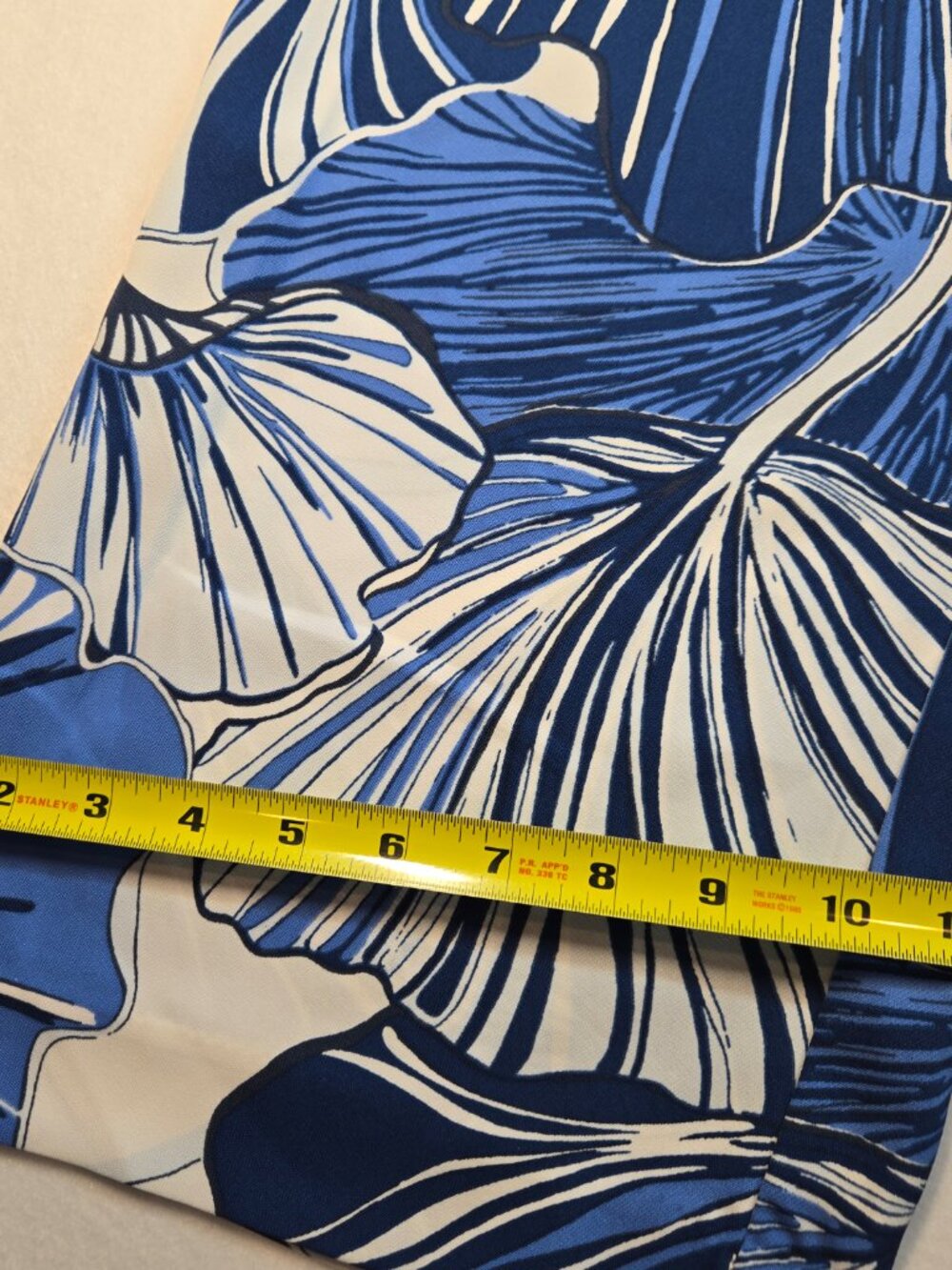 Ann Taylor Blue floral Trousers  XSP - Picture 8 of 8